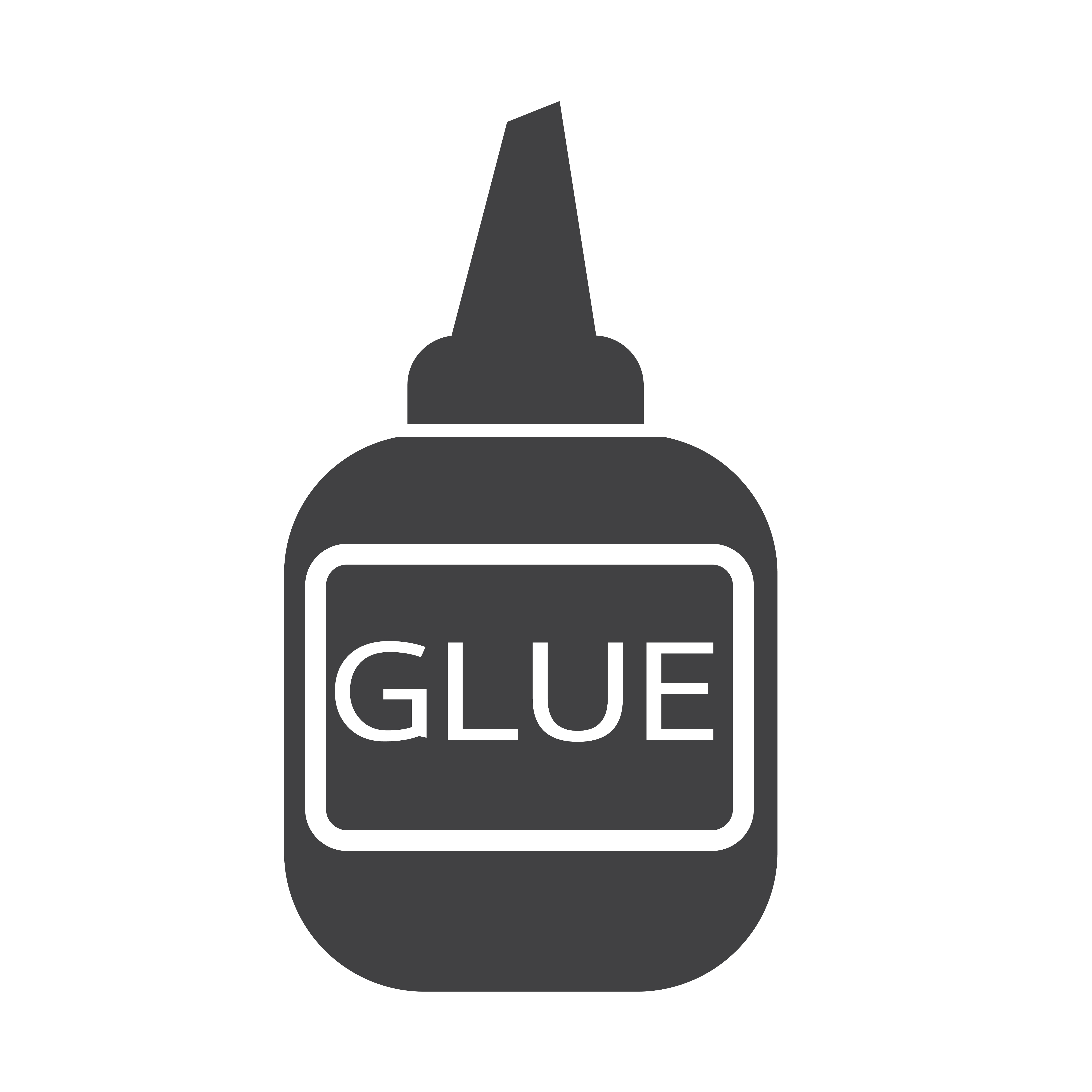 glue icon symbol sign 631299 Vector Art at Vecteezy
