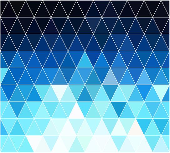 Fondo de mosaico de cuadrícula azul, plantillas de diseño creativo vector