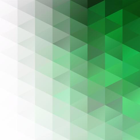 Fondo mosaico de rejilla verde, plantillas de diseño creativo vector