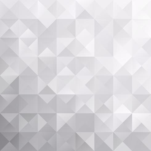 Fondo gris mosaico blanco rejilla, plantillas de diseño creativo vector