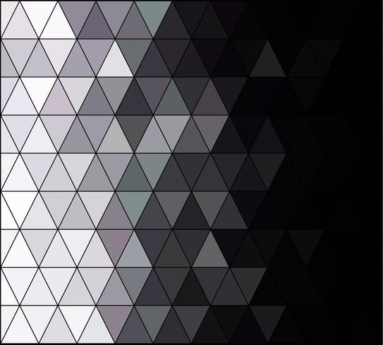 Mosaico de rejilla cuadrado blanco gris, plantillas de diseño creativo vector