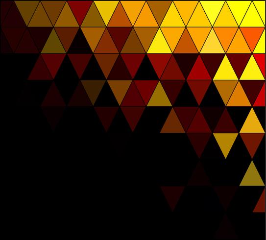 Yellow Square Grid Mosaic Background, Creative Design Templates vector