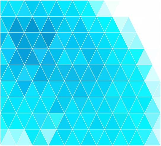 Fondo de mosaico de cuadrícula azul, plantillas de diseño creativo vector