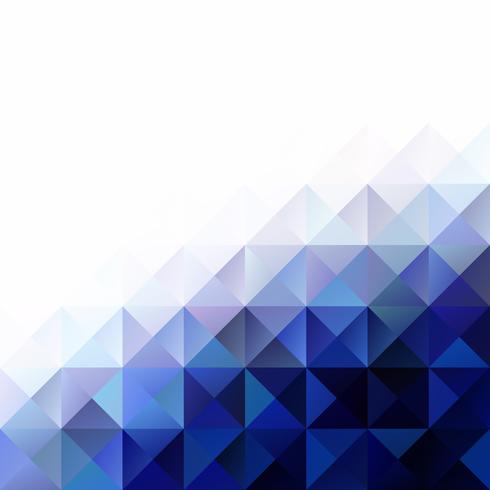 Blue Grid Mosaic Background, Creative Design Templates vector