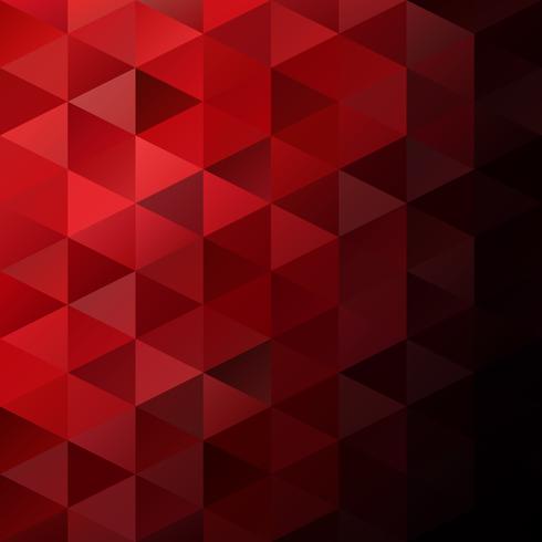 Fondo de mosaico de rejilla roja, plantillas de diseño creativo vector