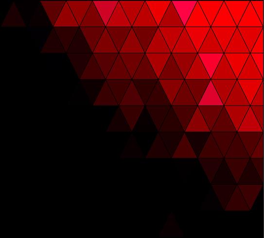 Fondo de mosaico de cuadrícula de color rojo, plantillas de diseño creativo vector