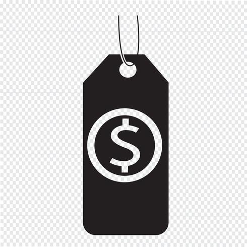 Icono de signo de símbolo de dinero vector