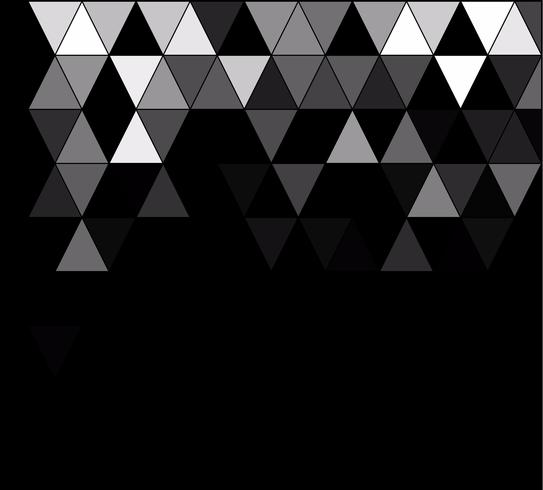 Fondo de mosaico de cuadrícula de color negro, plantillas de diseño creativo vector