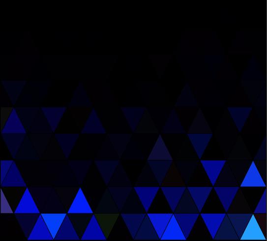 Fondo de mosaico de cuadrícula azul, plantillas de diseño creativo vector