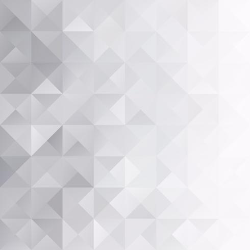 Fondo gris mosaico blanco rejilla, plantillas de diseño creativo vector