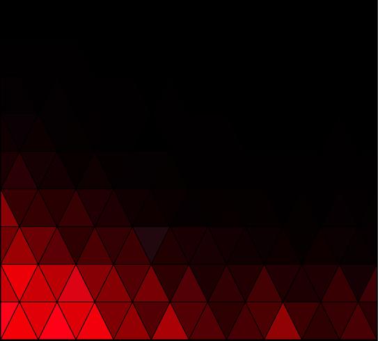 Fondo de mosaico de cuadrícula de color rojo, plantillas de diseño creativo vector