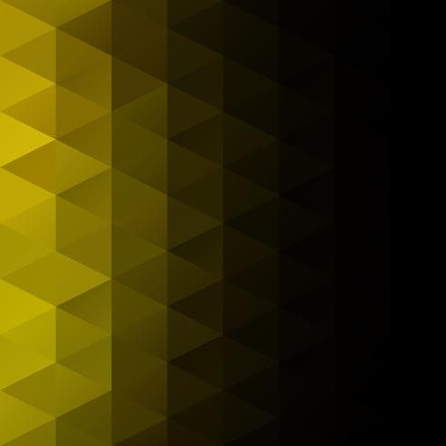 Yellow Grid Mosaic Background, Creative Design Templates vector