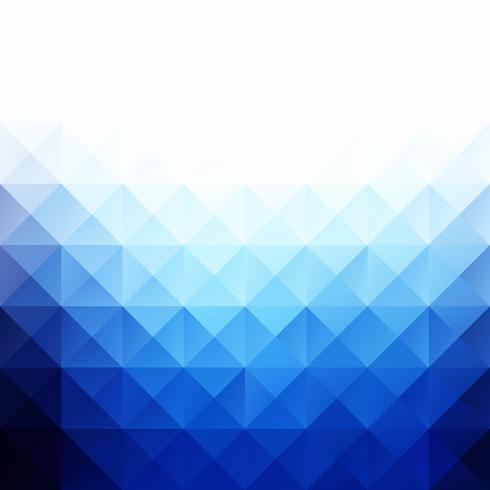 Fondo de mosaico de cuadrícula azul, plantillas de diseño creativo vector