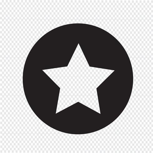 star icon  symbol sign vector
