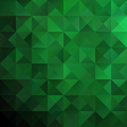 Green Grid Mosaic Background, Creative Design Templates vector