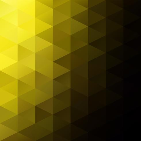 Yellow Grid Mosaic Background, Creative Design Templates vector