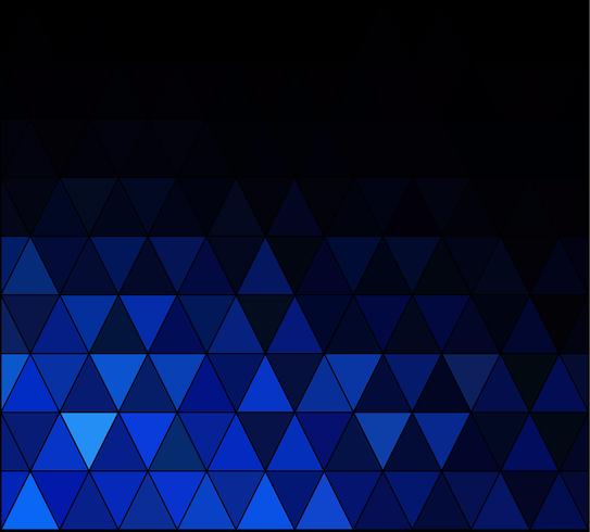 Blue Square Grid Mosaic Background, Creative Design Templates vector