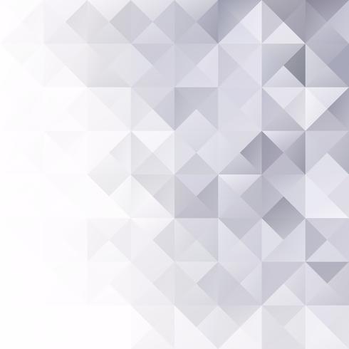 Gray White Grid Mosaic Background, Creative Design Templates vector