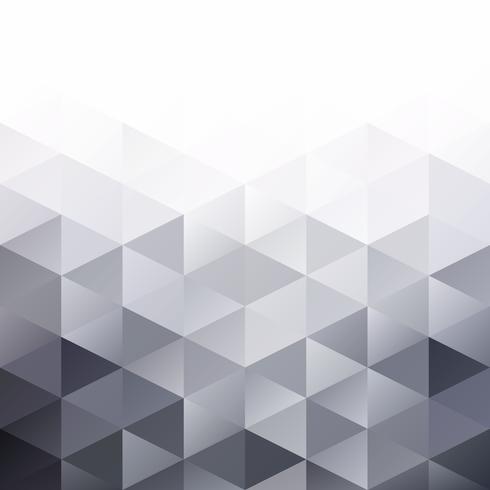 Gray White Grid Mosaic Background, Creative Design Templates vector