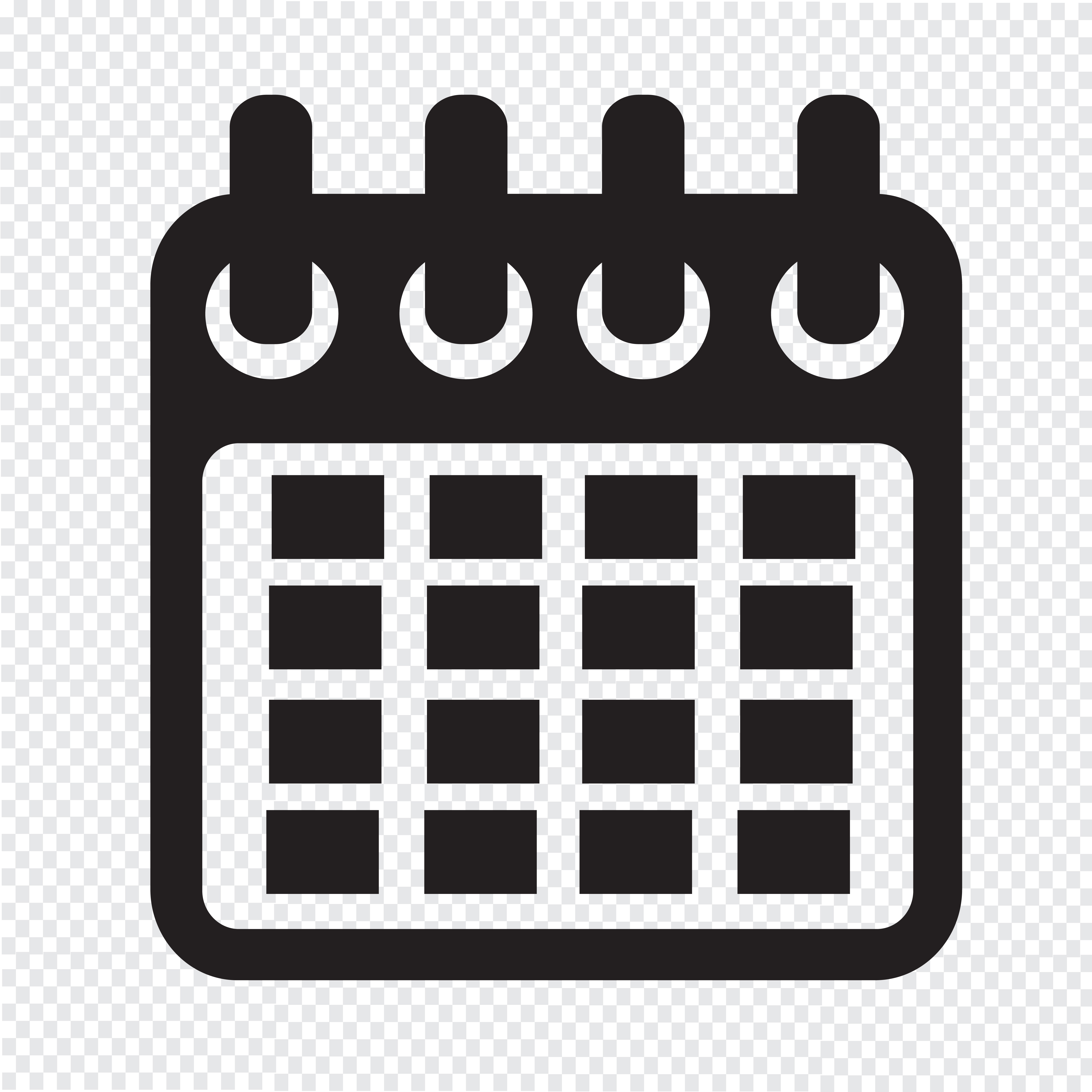 Calendar Icon symbol sign 632053 Vector Art at Vecteezy