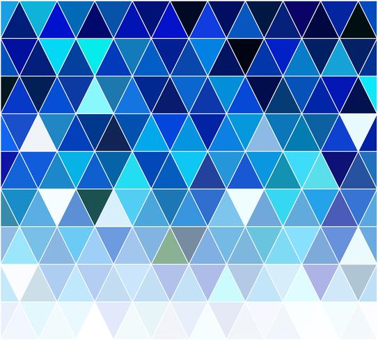 Fondo de mosaico de cuadrícula azul, plantillas de diseño creativo vector
