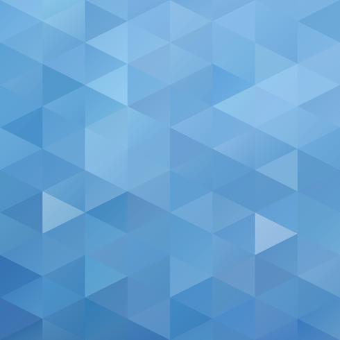 Fondo de mosaico de cuadrícula azul, plantillas de diseño creativo vector