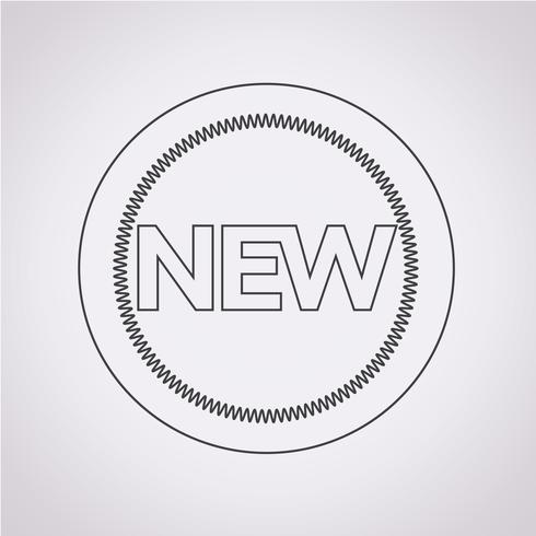 New Icon  symbol sign vector