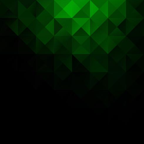 Fondo mosaico de rejilla verde, plantillas de diseño creativo vector