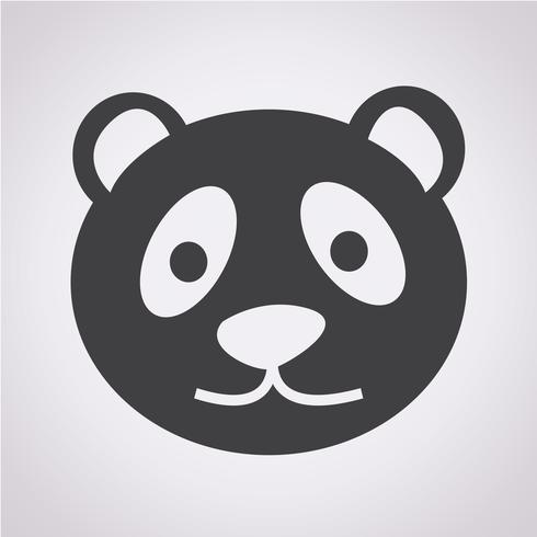 panda icon  symbol sign vector