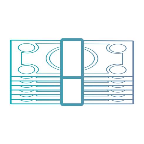 line bill cash money finance vector