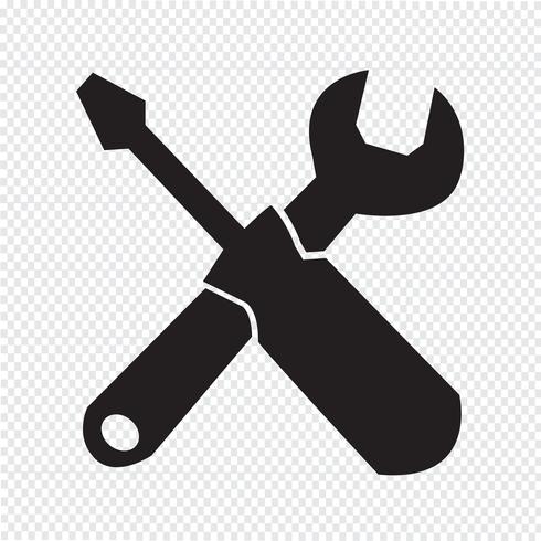 Tools icon  symbol sign vector