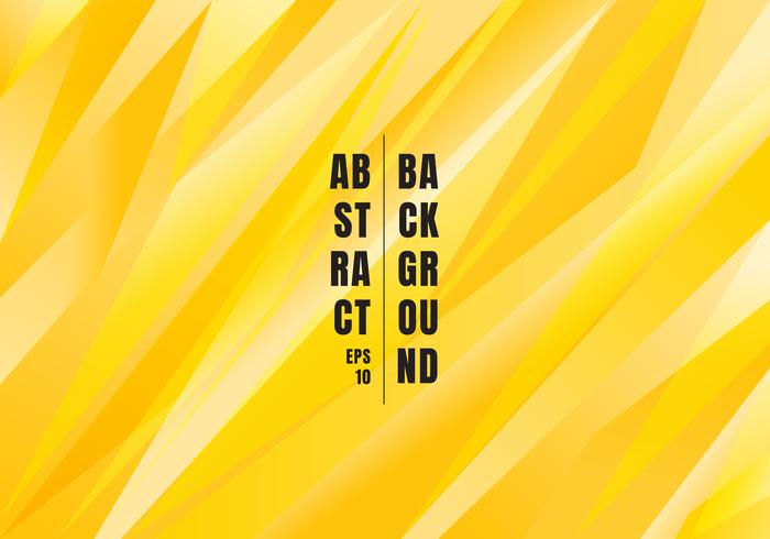 Abstract bright yellow color polygonal background. Creative template triangles for use in design, cover, banner web, flyer, brochure, poster. etc. vector