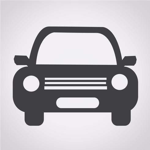 Car Icon  symbol sign vector