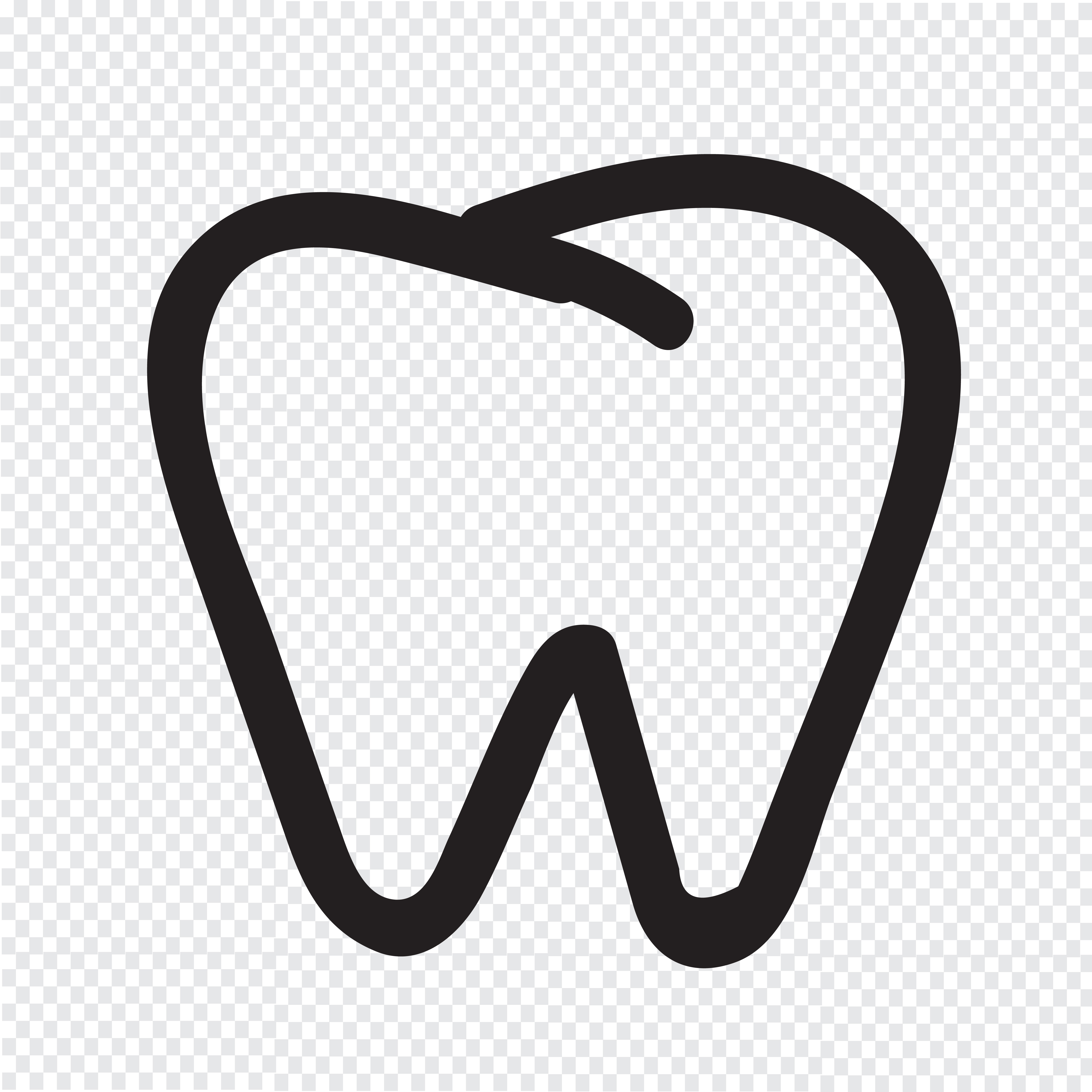 Tooth Icon symbol sign 632751 Vector Art at Vecteezy