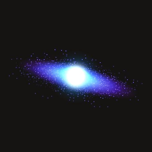 Colorful Nebula in Space Background. Vector illustration. Modern Flat Background. Mobile Web Design Template. Space Travel