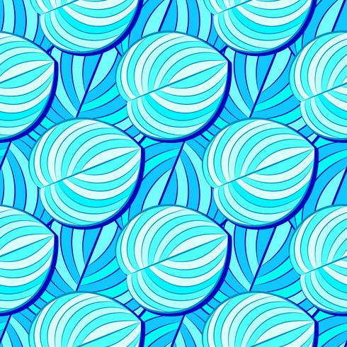 Tropical, Striped, Animal Motif. Seamless Line Pattern And The Texture Of The Cod. Modern Summer Flower, Leaf On The Brush Abstract Shape. Tropical Vector