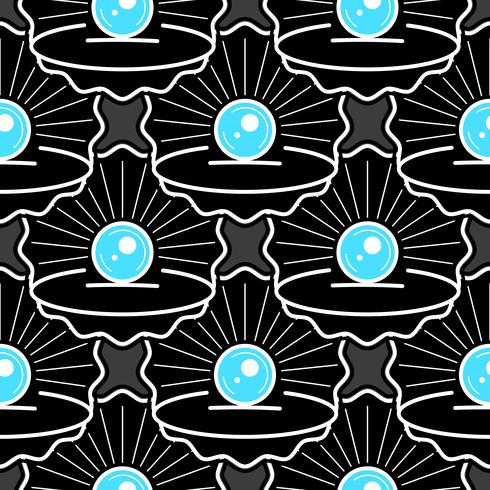 Cute Skin Seamless Pattern With Pearl Ready For Your Design, Greeting Card, vector
