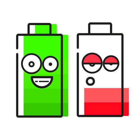 Battery Icon On White Background For Your Design vector