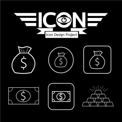 Money icon  symbol sign vector