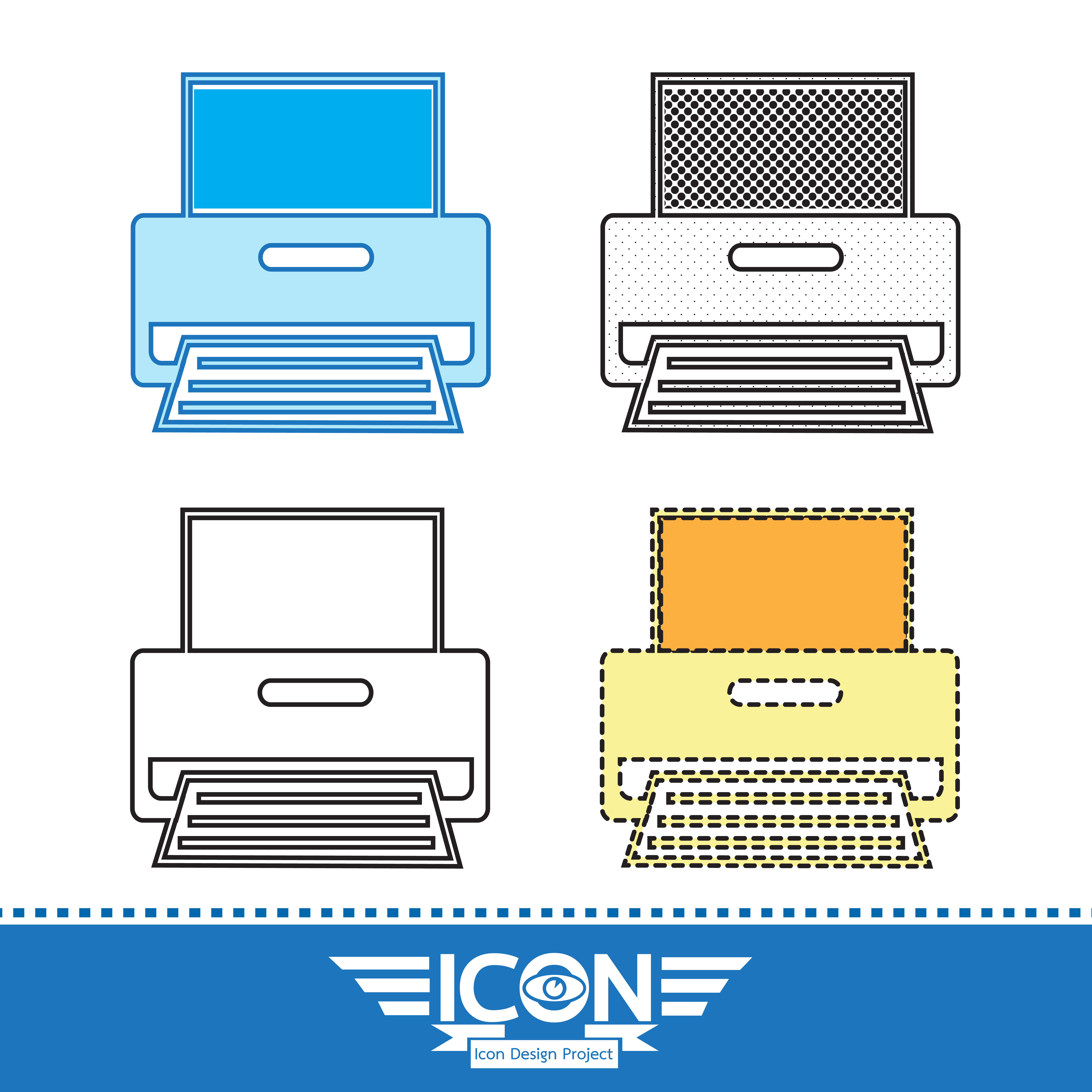 Printer Icon symbol sign 633340 Vector Art at Vecteezy