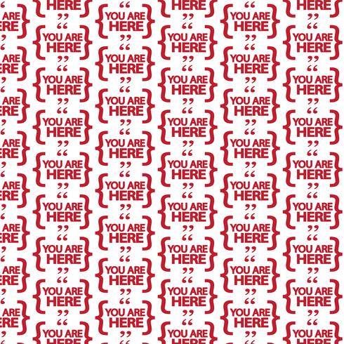 Pattern background You are here icon vector