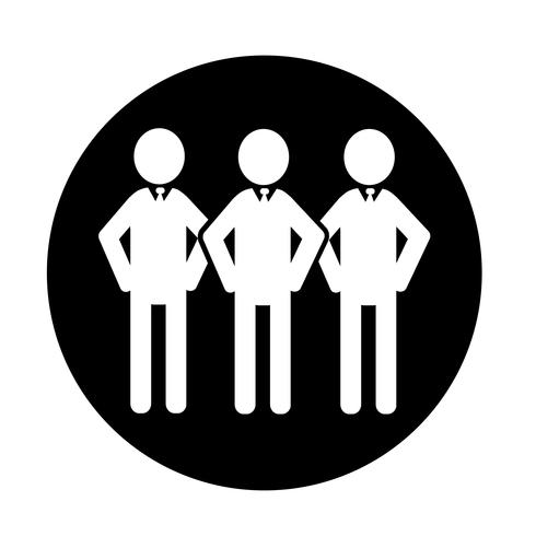 People Icon  symbol sign vector