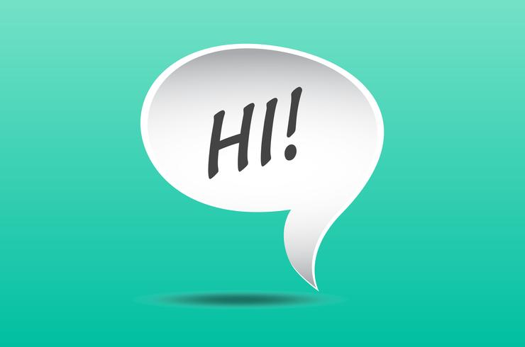 Design elements for speech, message, social network. Vector Illustration and graphic elements.