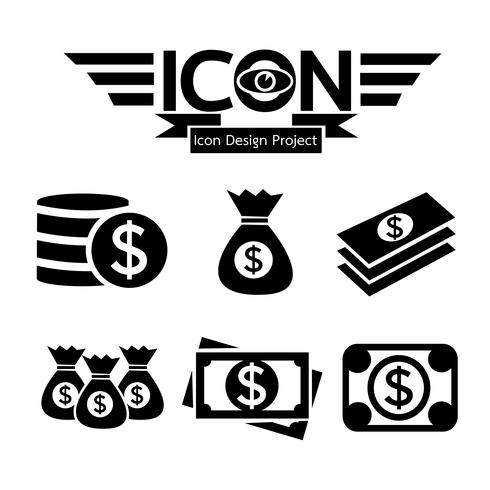 icono de dinero símbolo signo vector