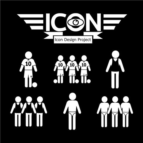 people icon  symbol sign vector