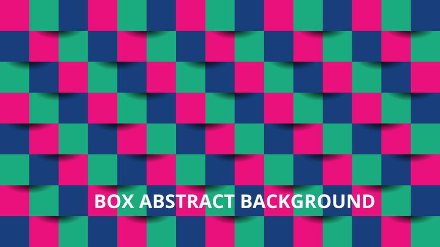 Box abstract background vector