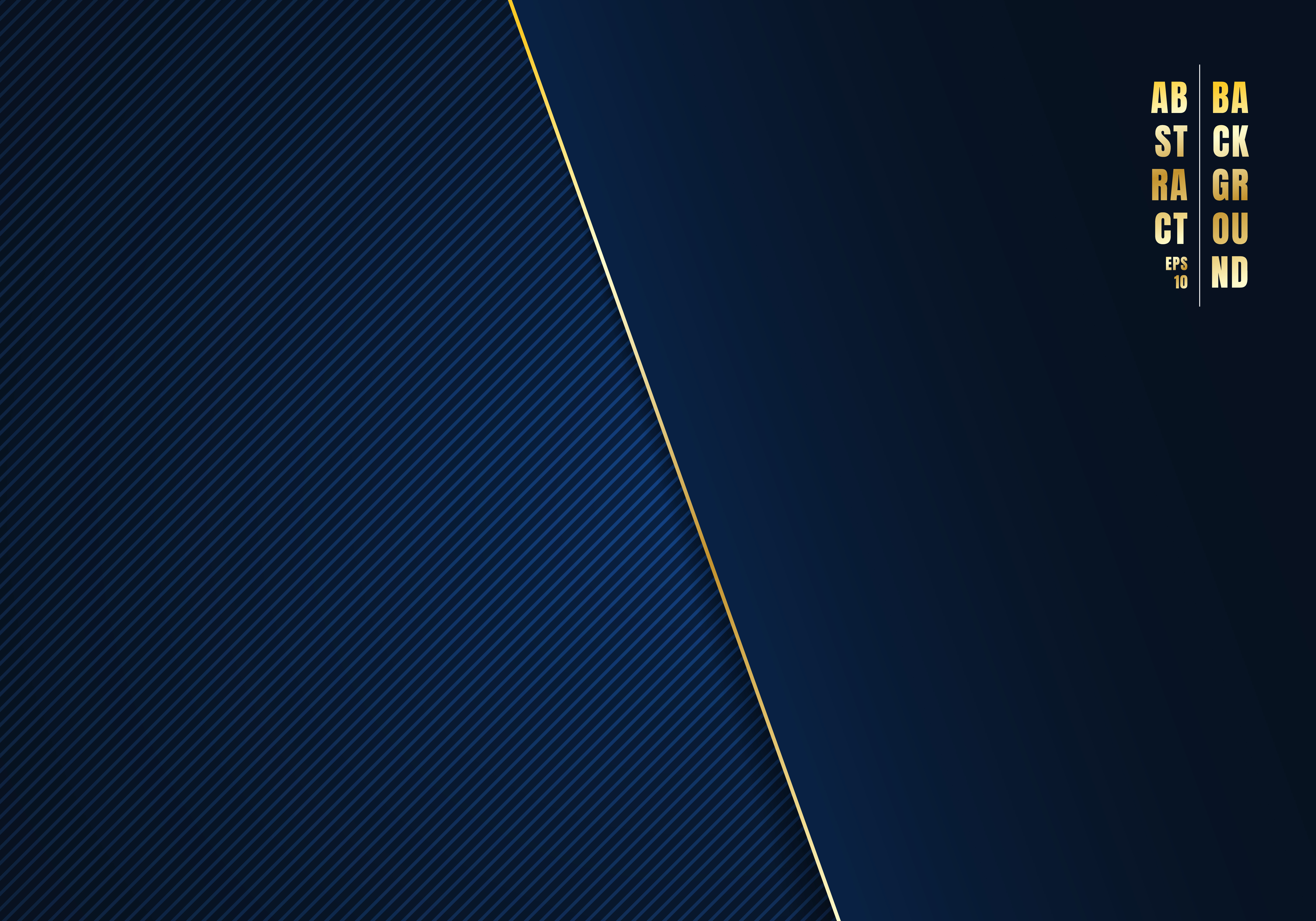 Abstract template diagonal lines striped dark blue gradient background
