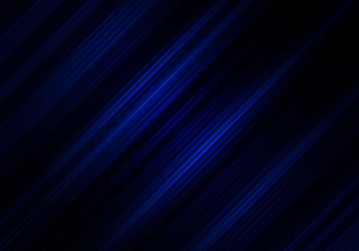 Fondo negro y azul abstracto del color con las rayas diagonales. Patrón geométrico mínimo. Puede utilizarlo para el diseño de portadas, folletos, carteles, publicidad, impresos, folletos, etc. vector