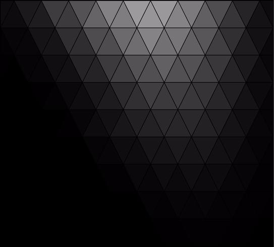 Fondo de mosaico de cuadrícula de color negro, plantillas de diseño creativo vector