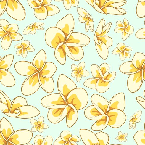 Floral element seamless background. vector